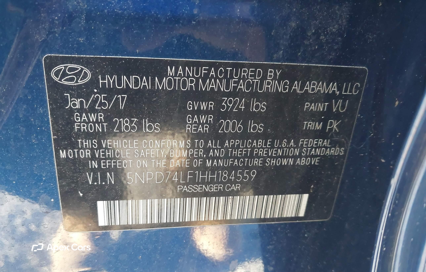 Hyundai Elantra 2017