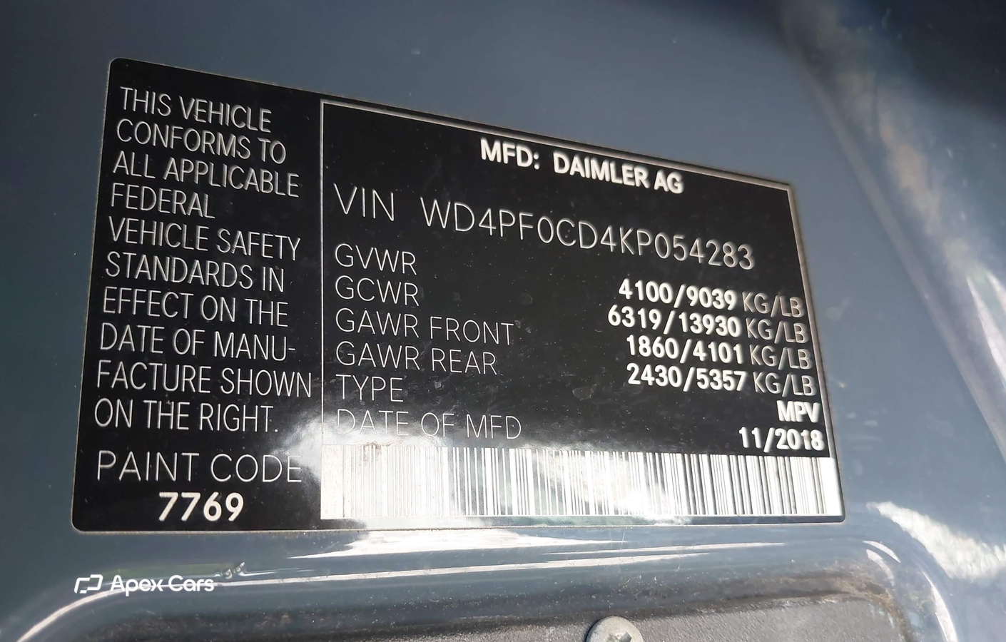 Mercedes-Benz Sprinter 2019