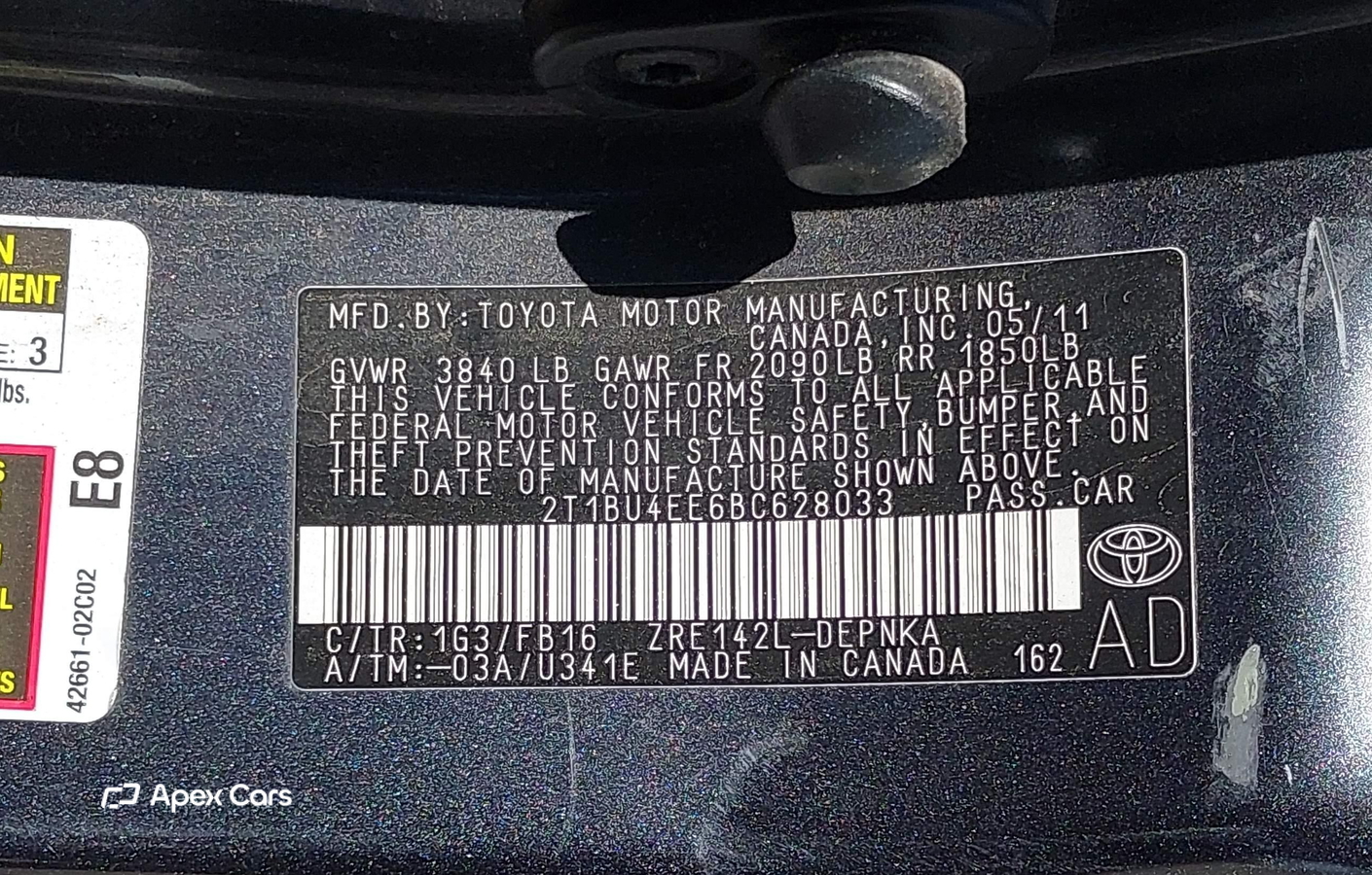 Toyota Corolla 2011