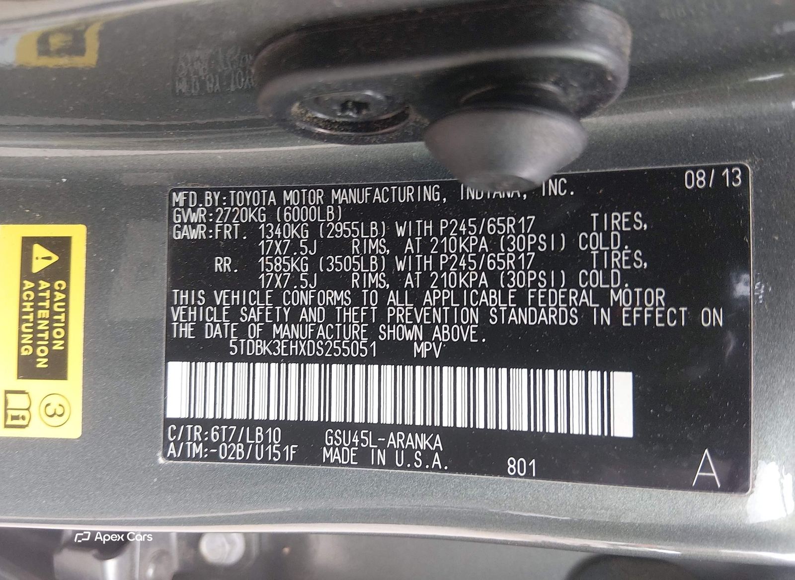 Toyota Highlander 2013
