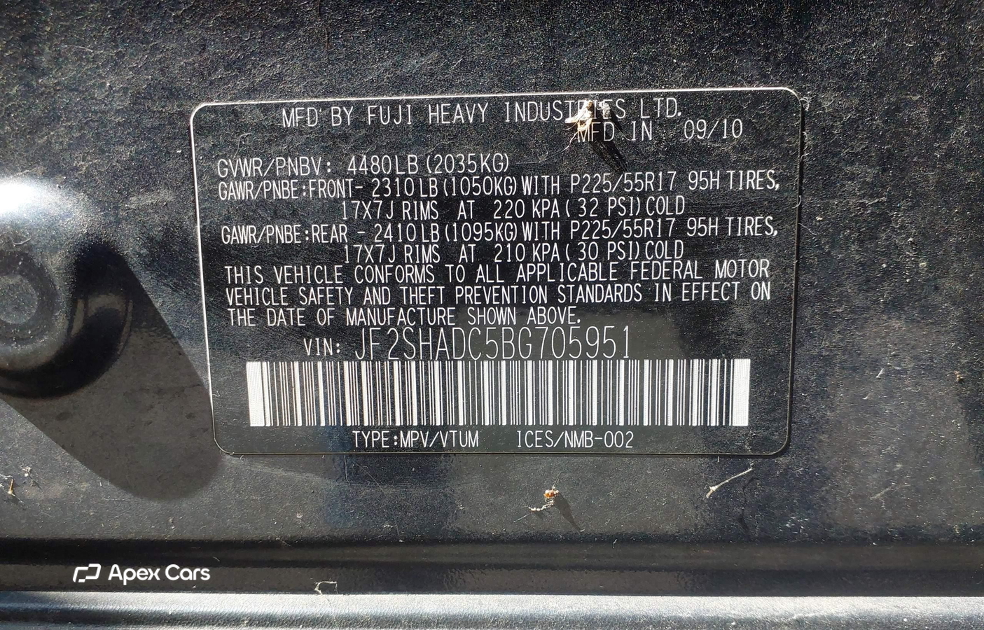 Subaru Forester 2011