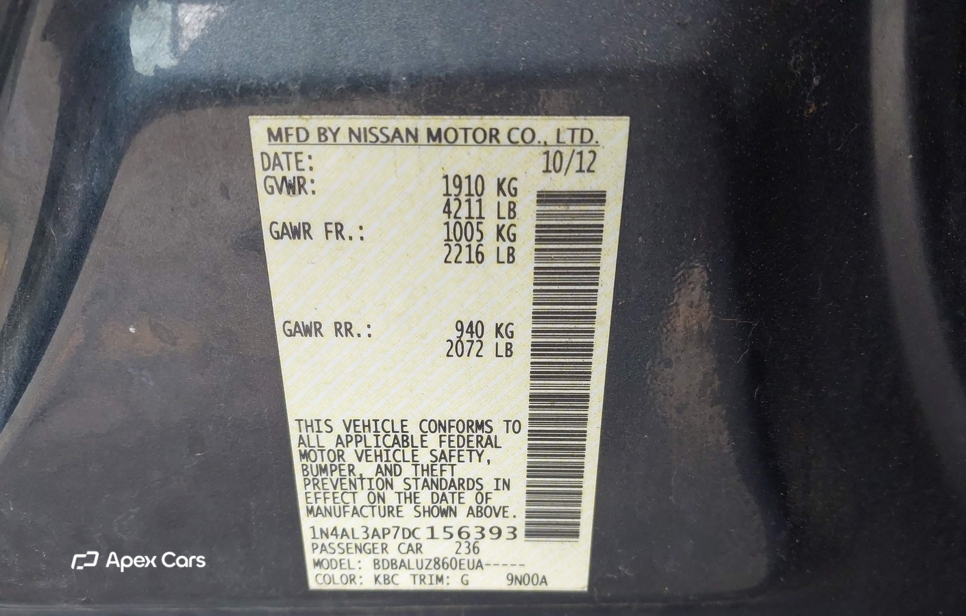 Nissan Altima 2013
