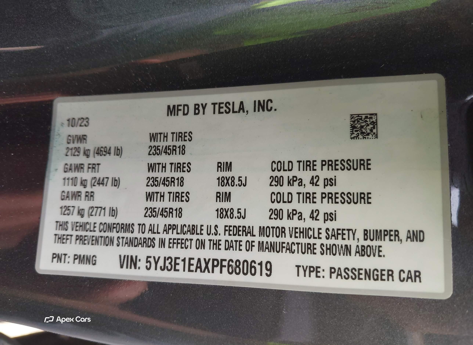 Tesla Model 3 2023