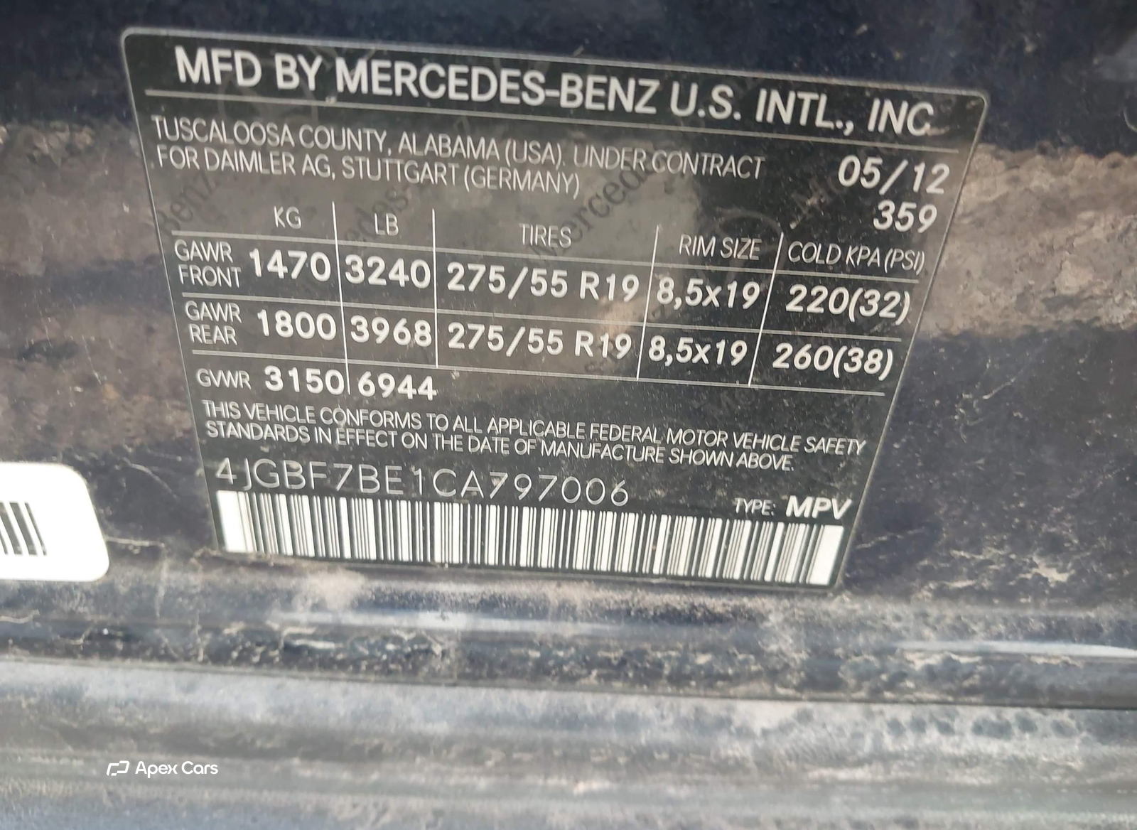 Mercedes-Benz GL-klasse 2012