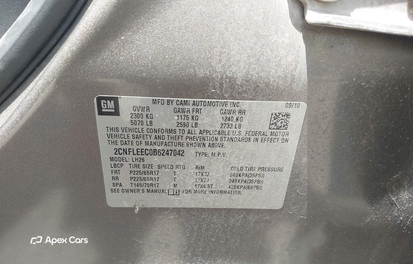 Chevrolet Equinox 2011