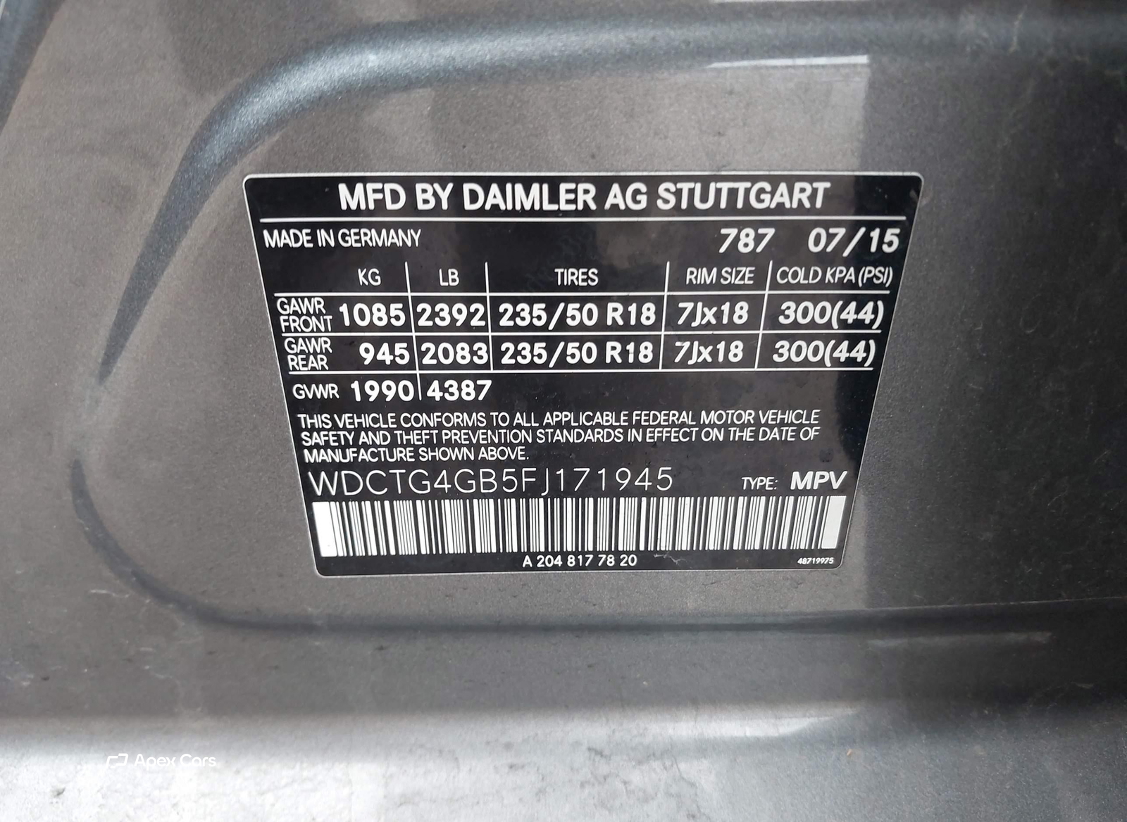 Mercedes-Benz GLA-klasse 2015