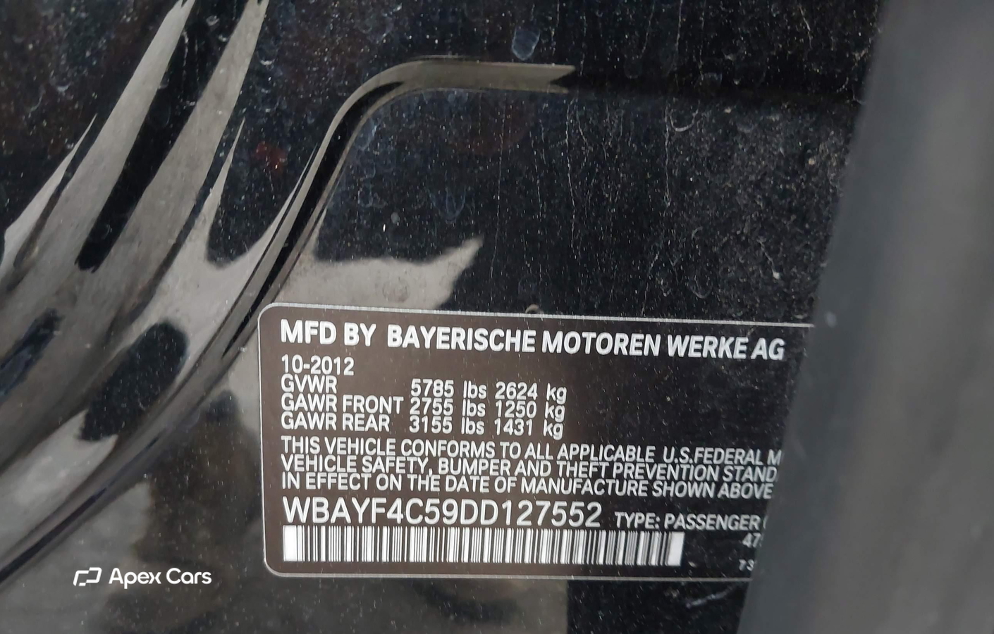 BMW Series 7 2013