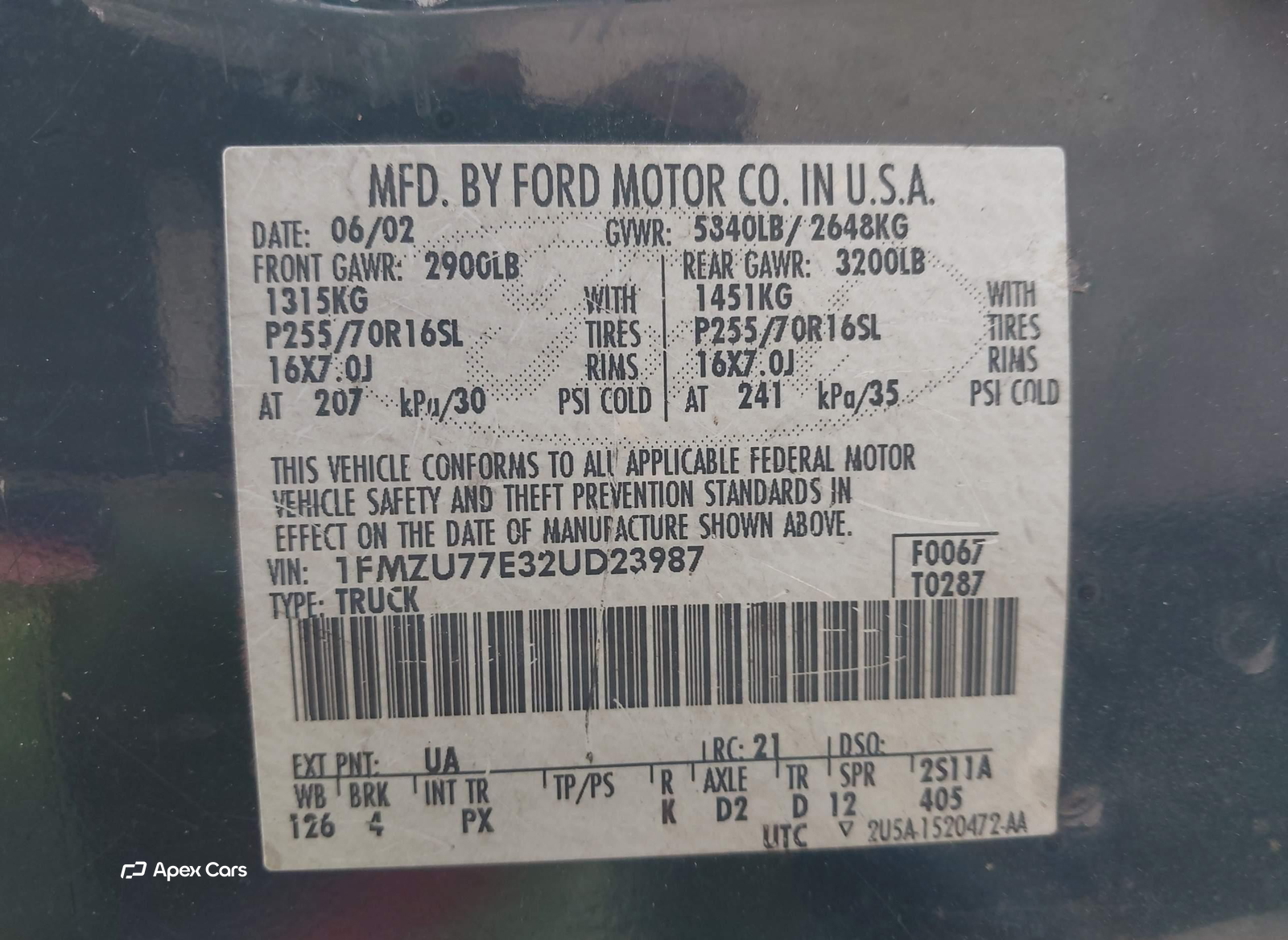 Ford Explorer Sport Trac 2002