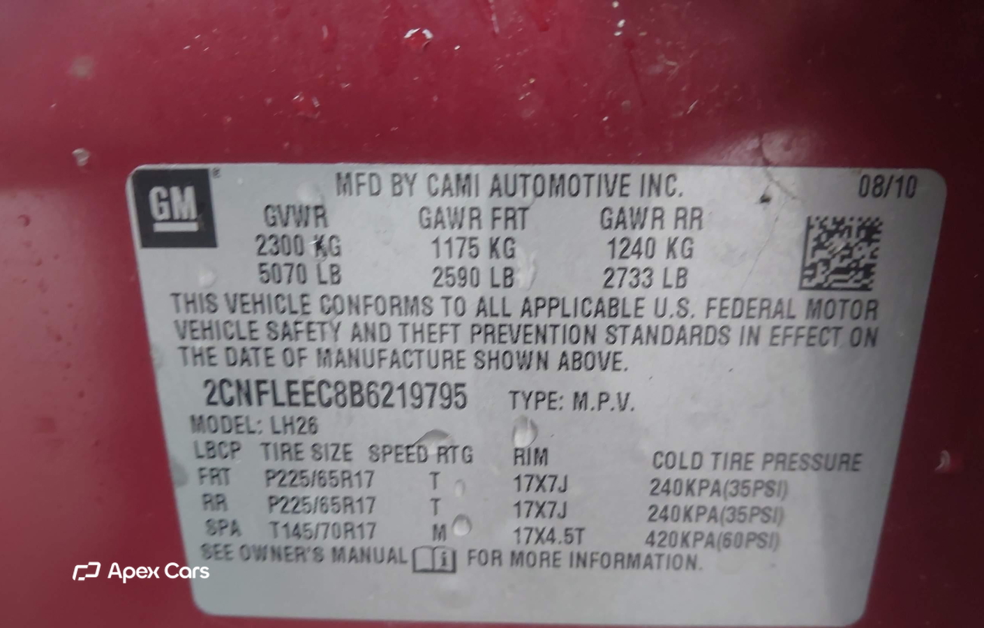 Chevrolet Equinox 2011