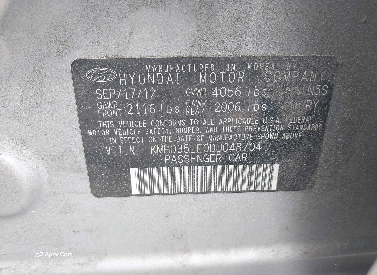 Hyundai Elantra 2013