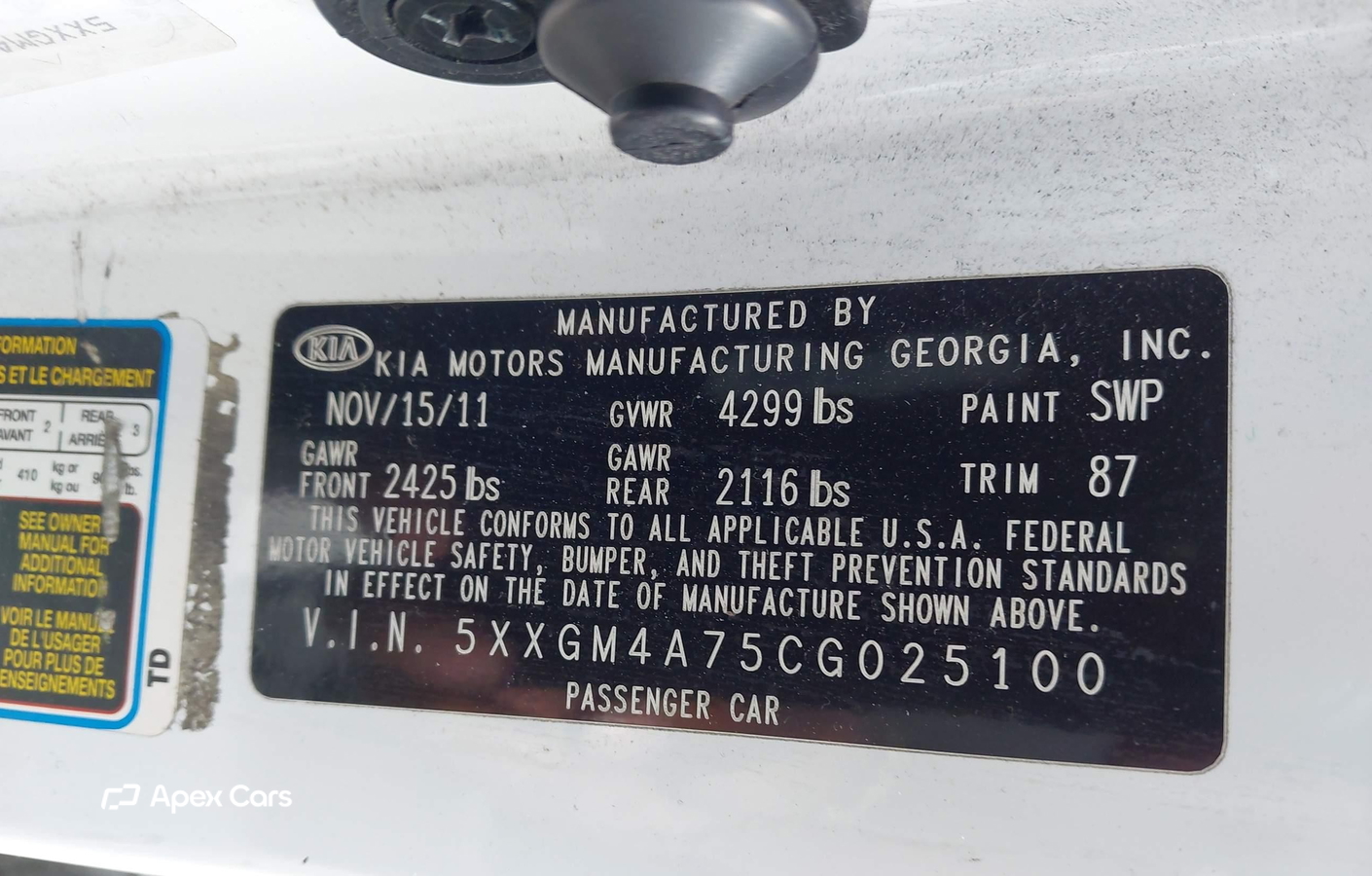 Kia Optima 2012