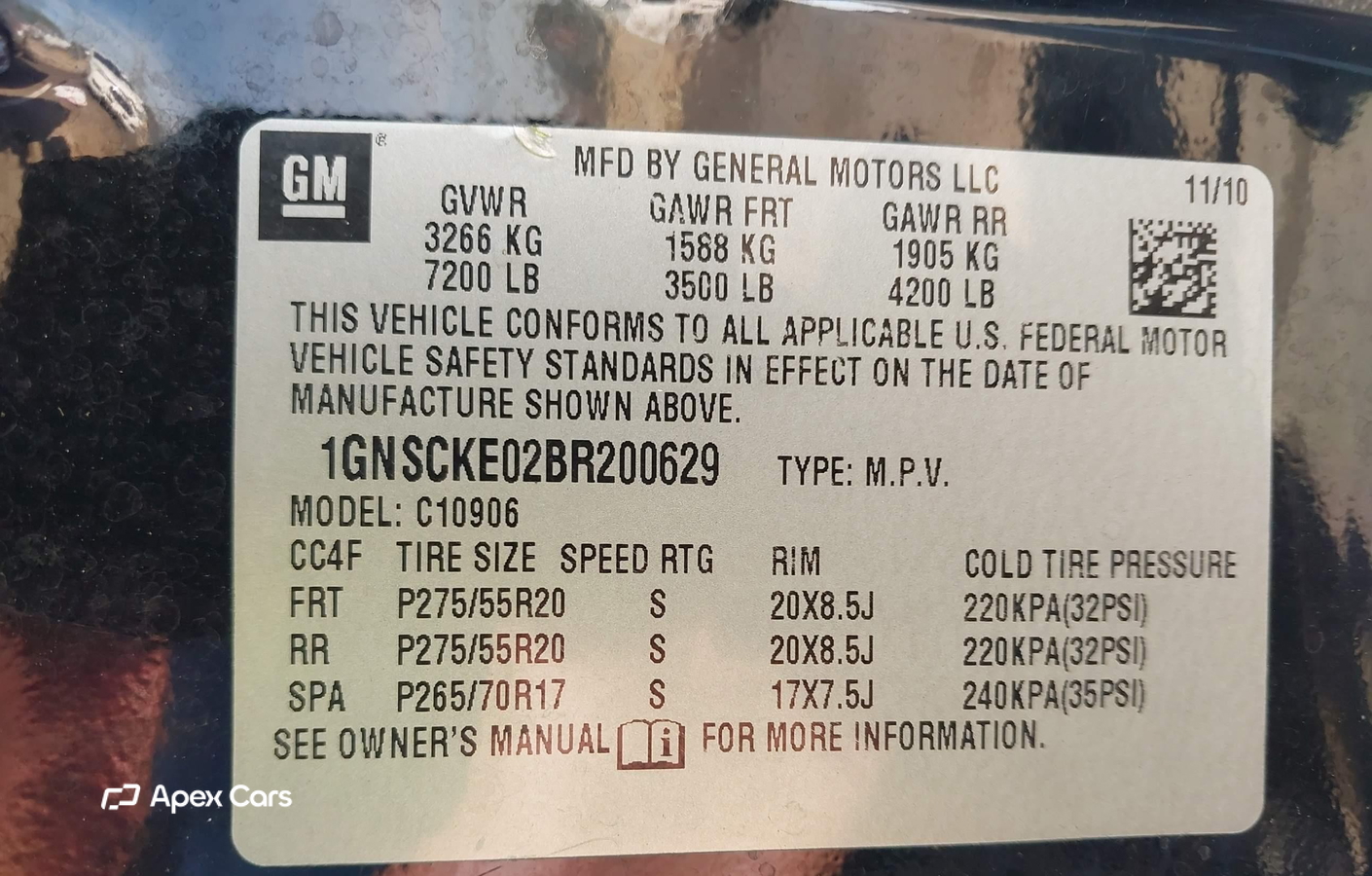 Chevrolet Express 2011
