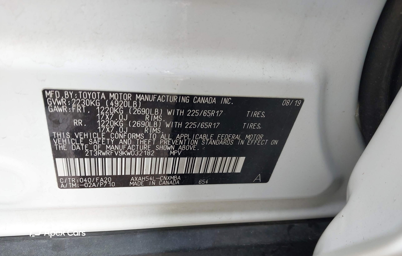 Toyota RAV 4 2019