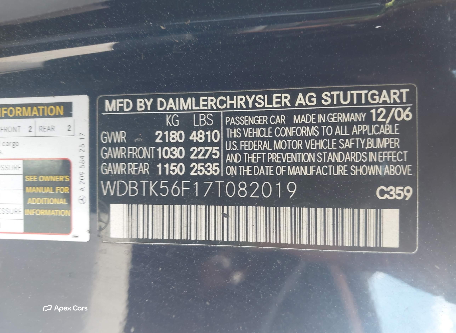 Mercedes-Benz CLK-klasse 2007