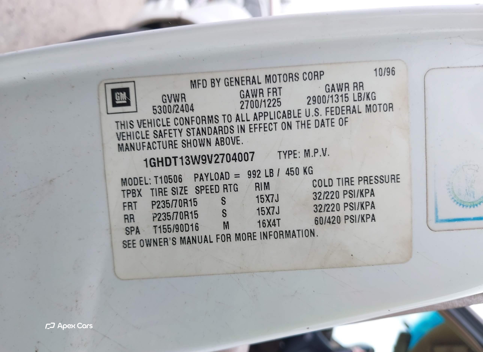 Oldsmobile Bravada 1997