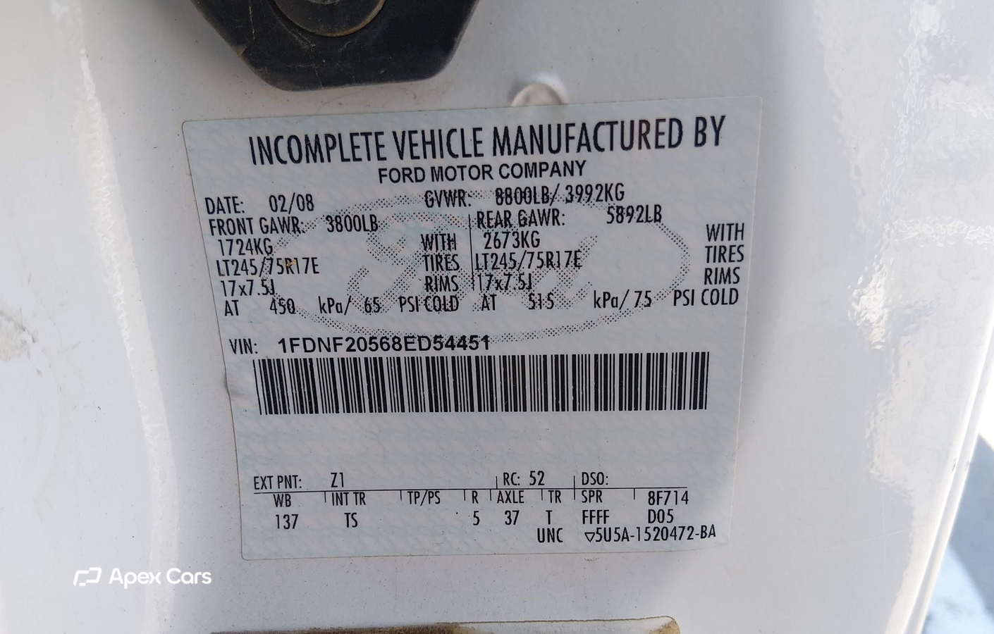 Ford F250 2008