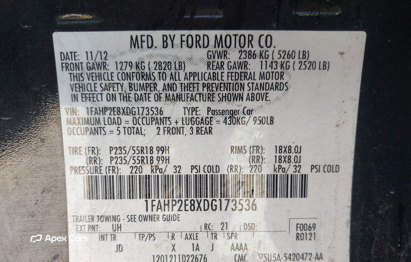 Ford Taurus 2013