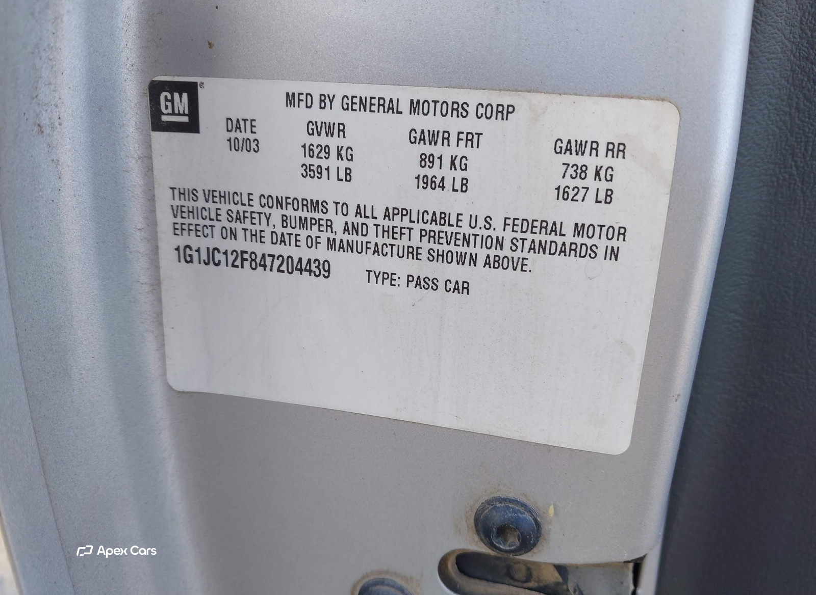 Chevrolet Cavalier 2004