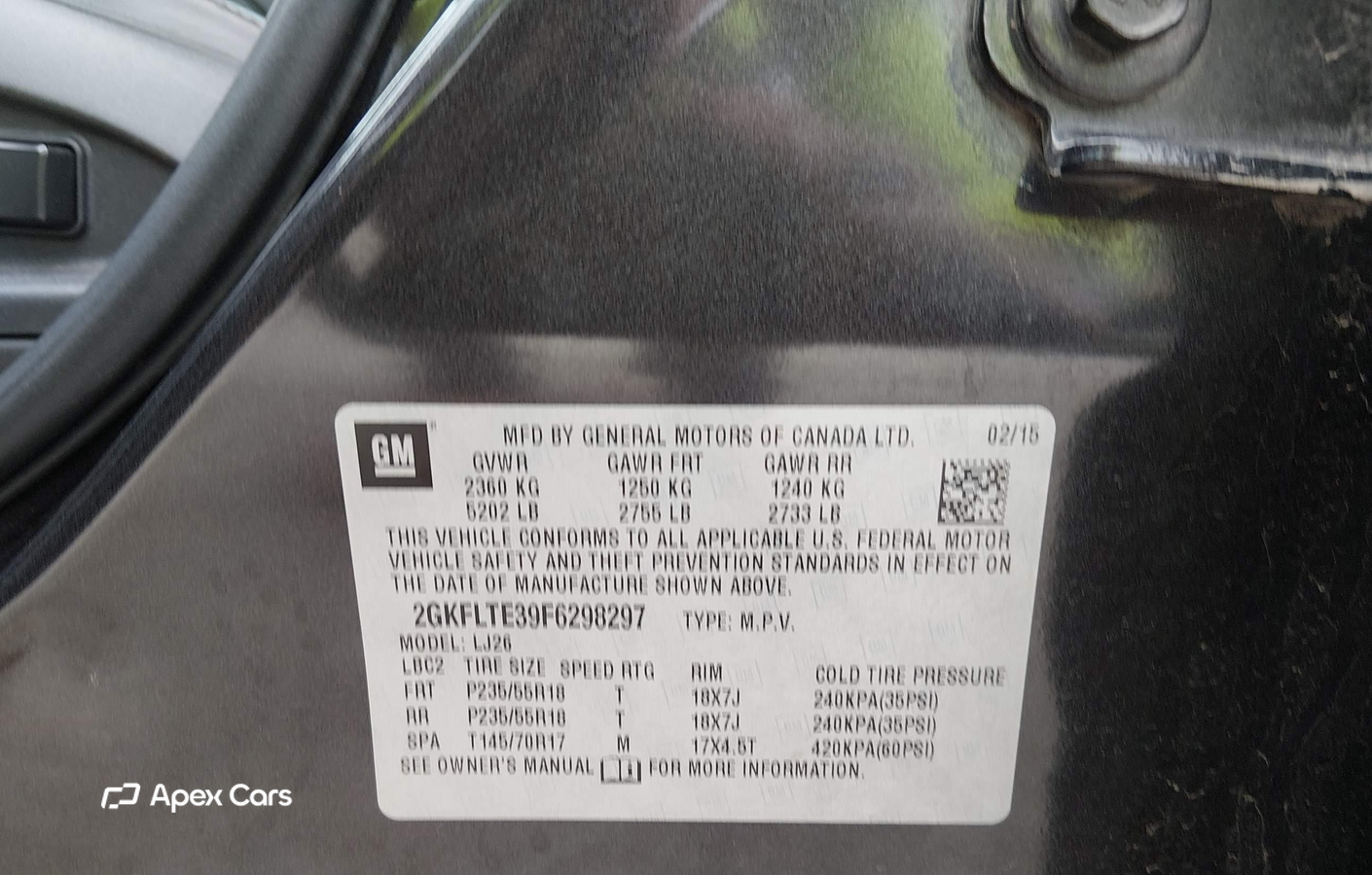 GMC Terrain 2015