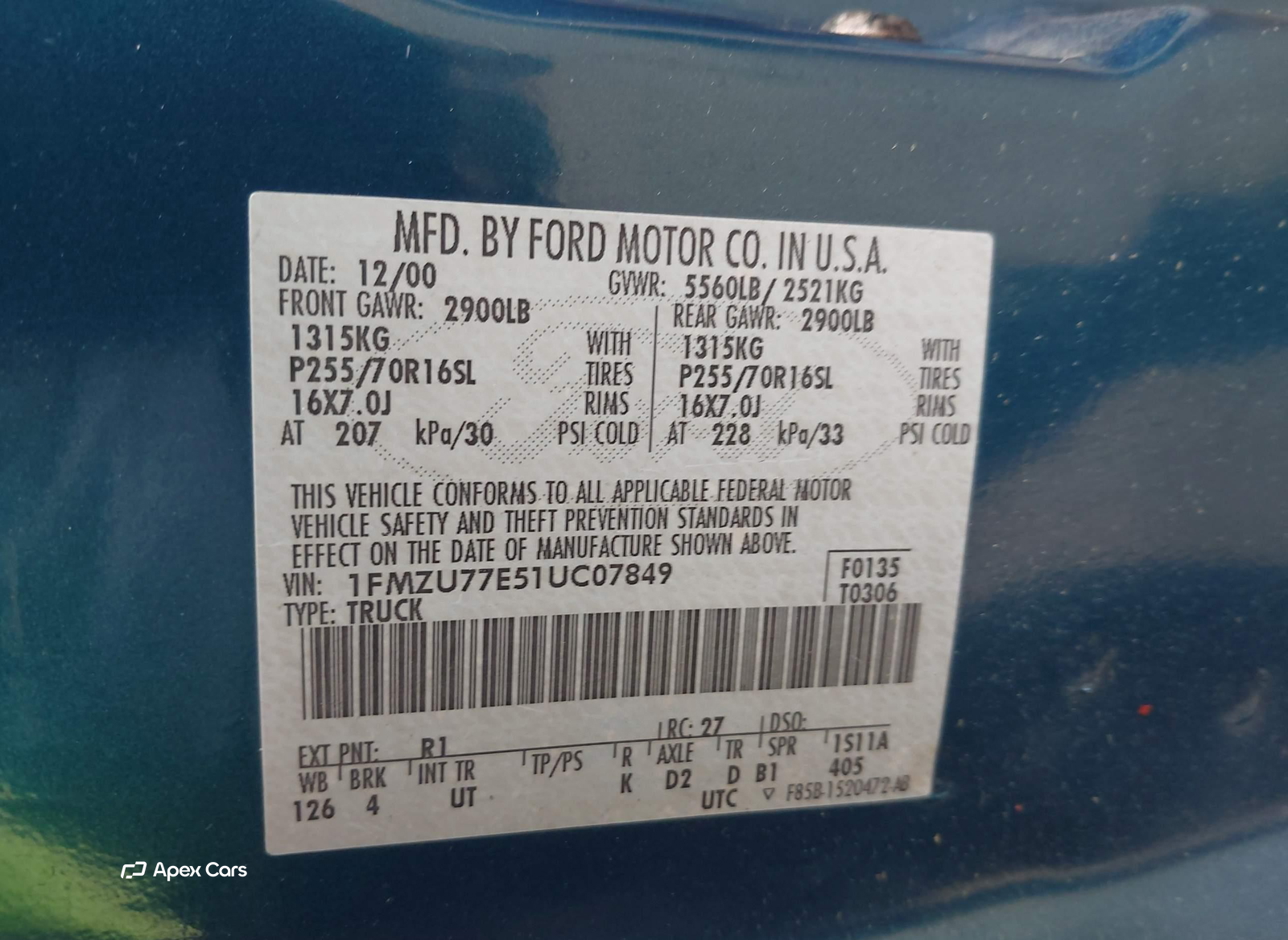 Ford Explorer Sport Trac 2001