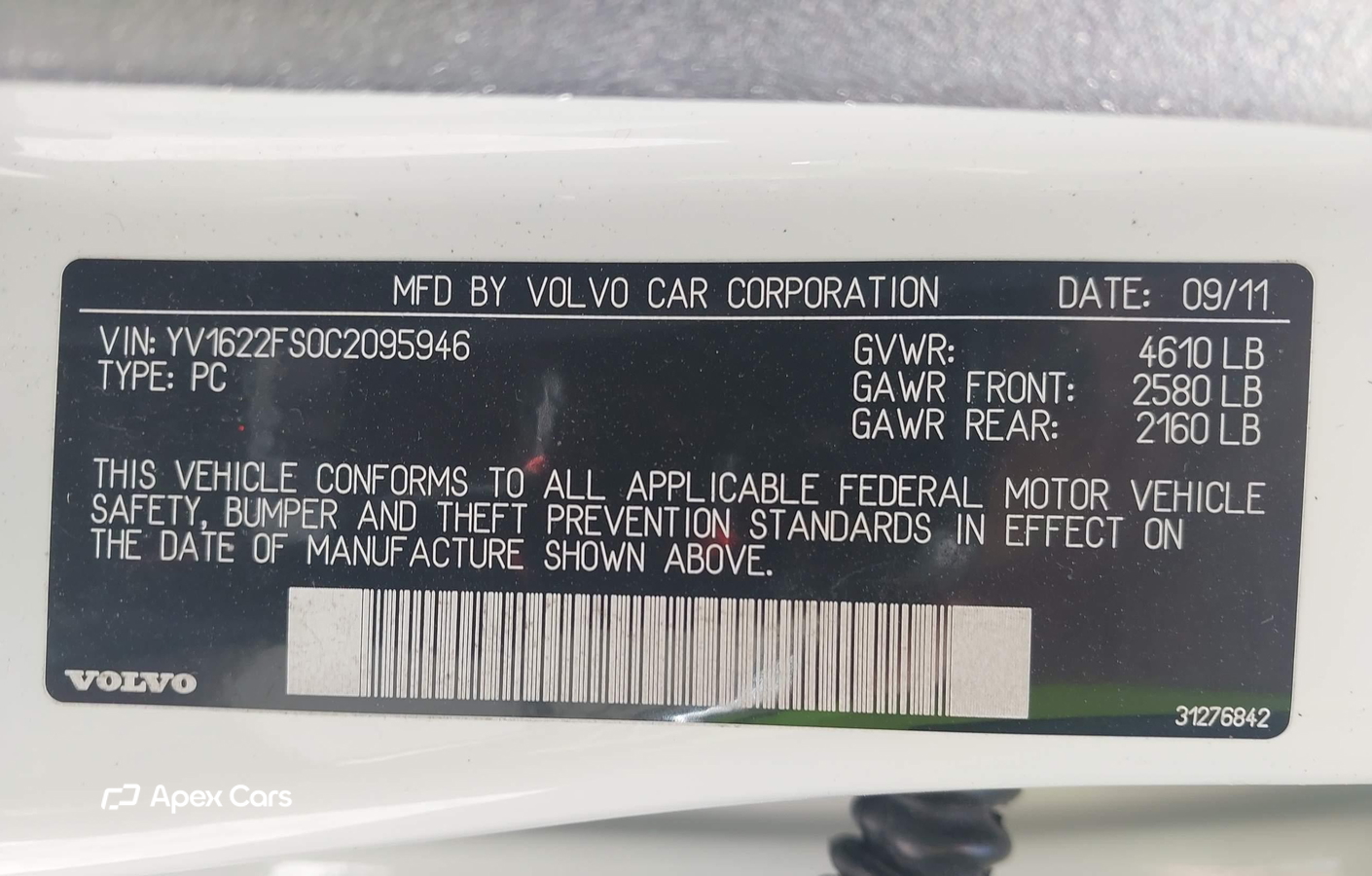 Volvo S60 2012
