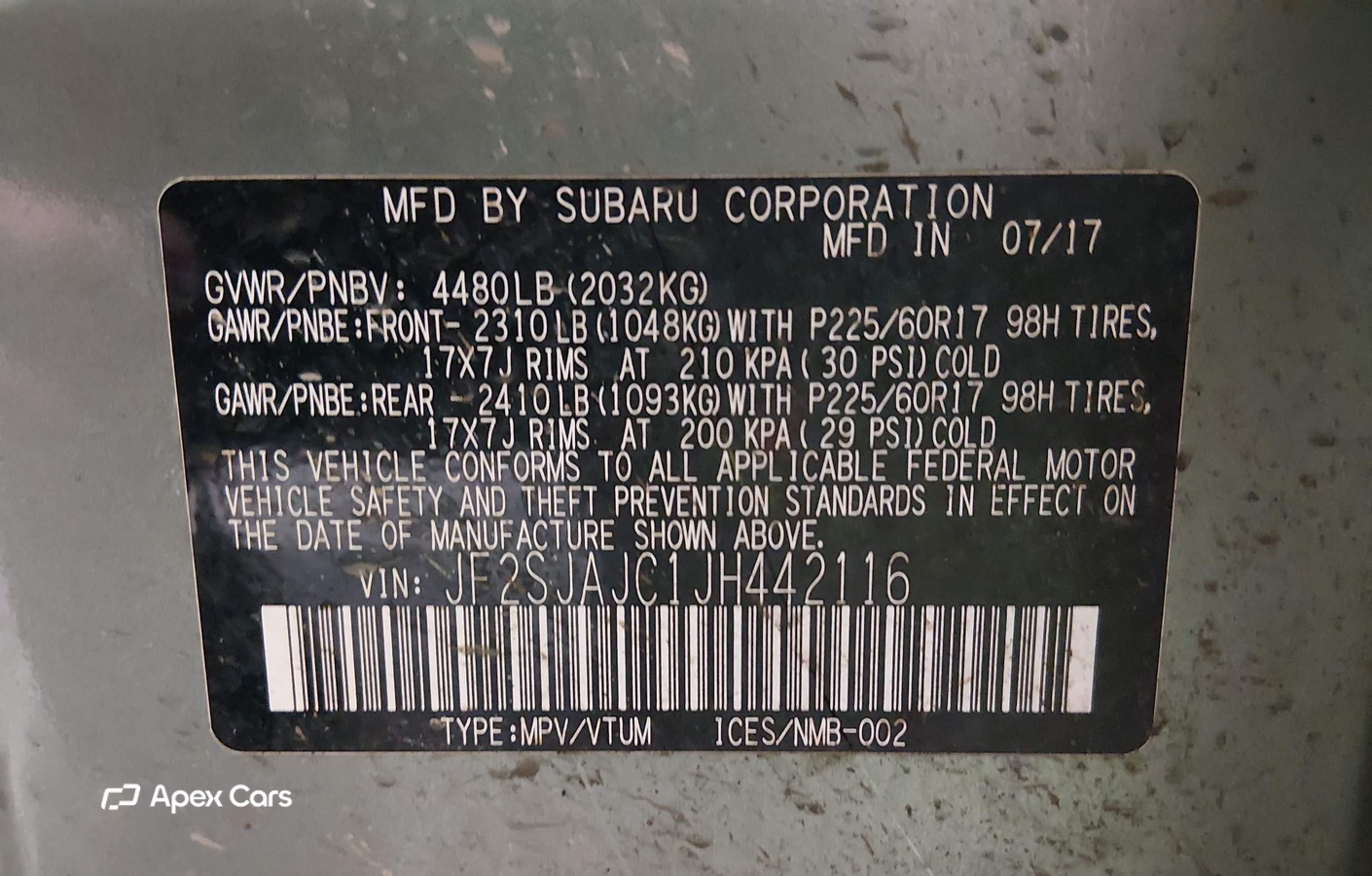 Subaru Forester 2018