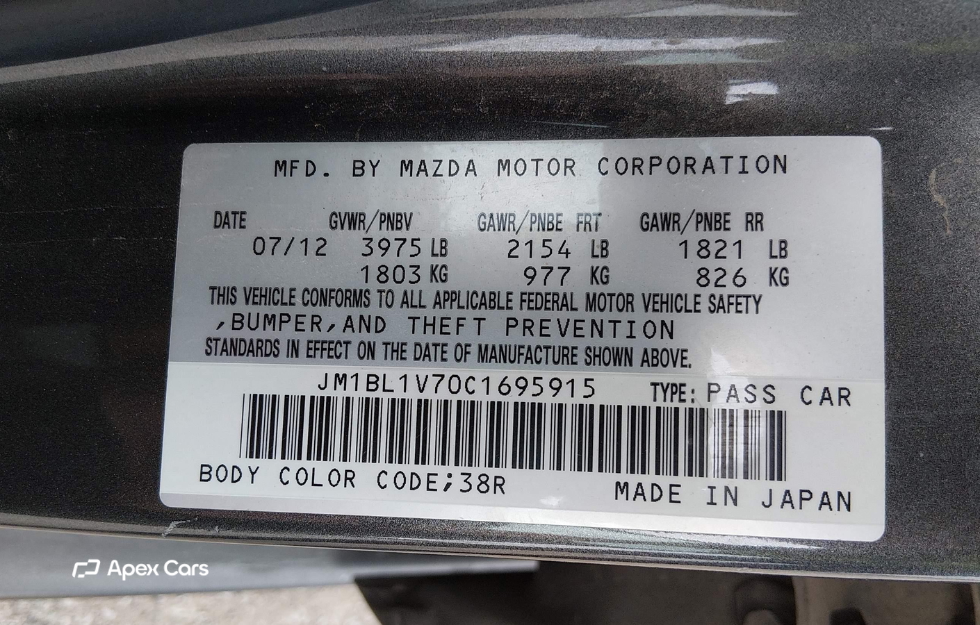 Mazda 3 2012