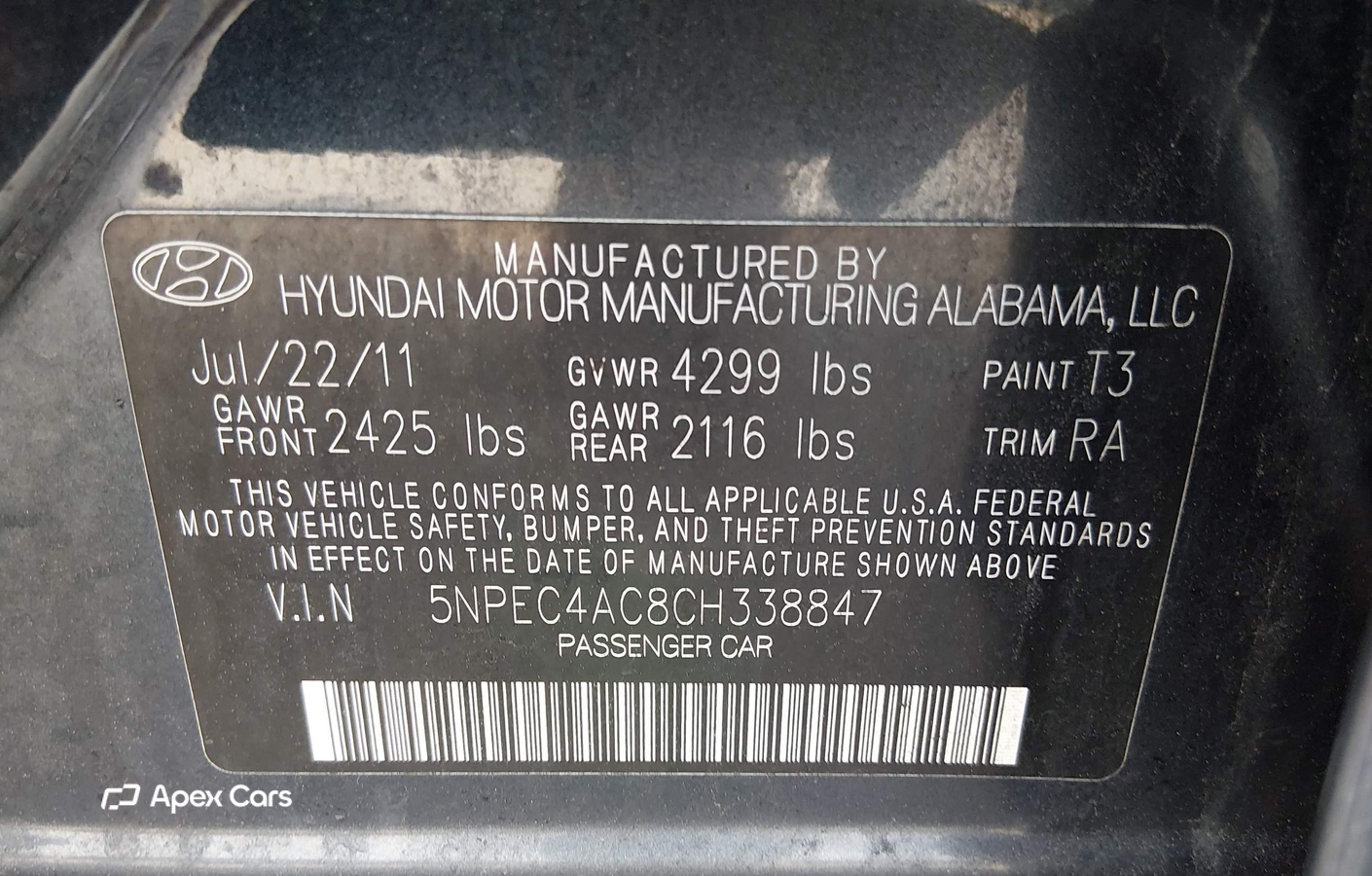 Hyundai Sonata 2012