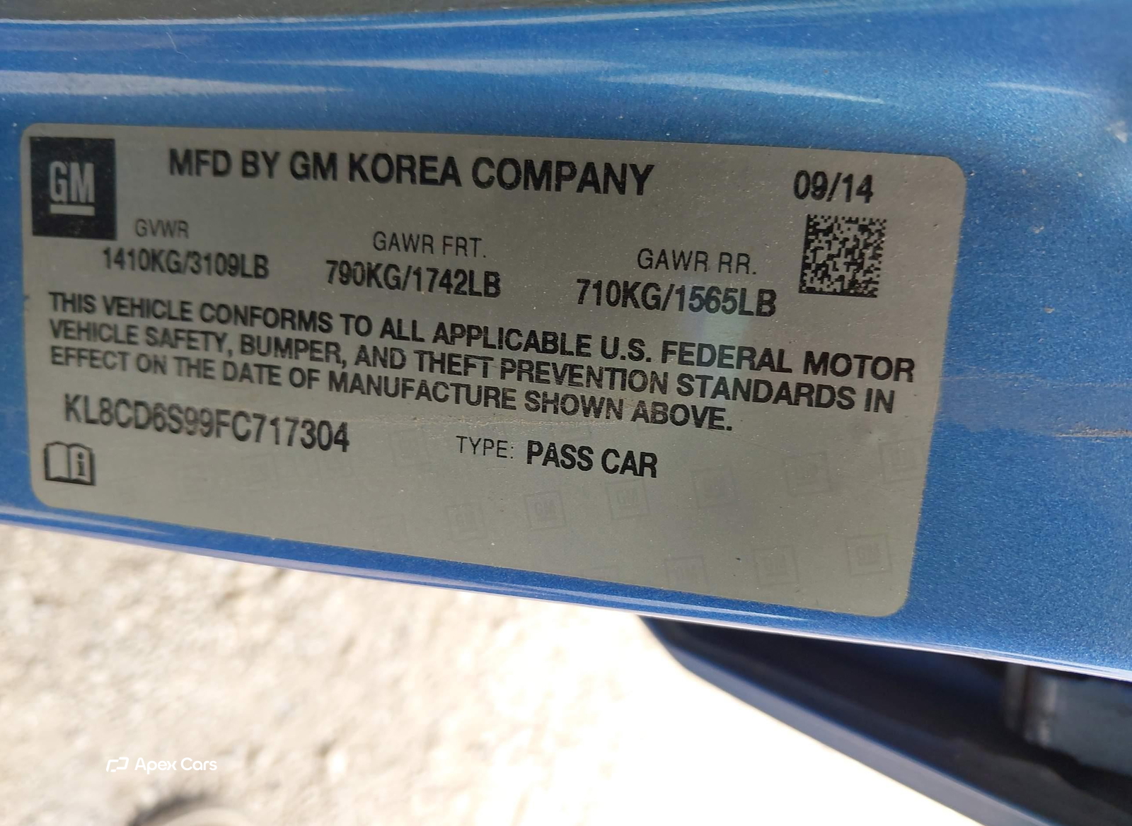 Chevrolet Spark 2015