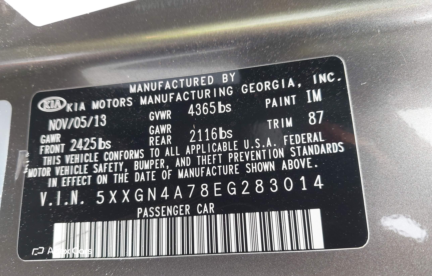 Kia Optima 2014