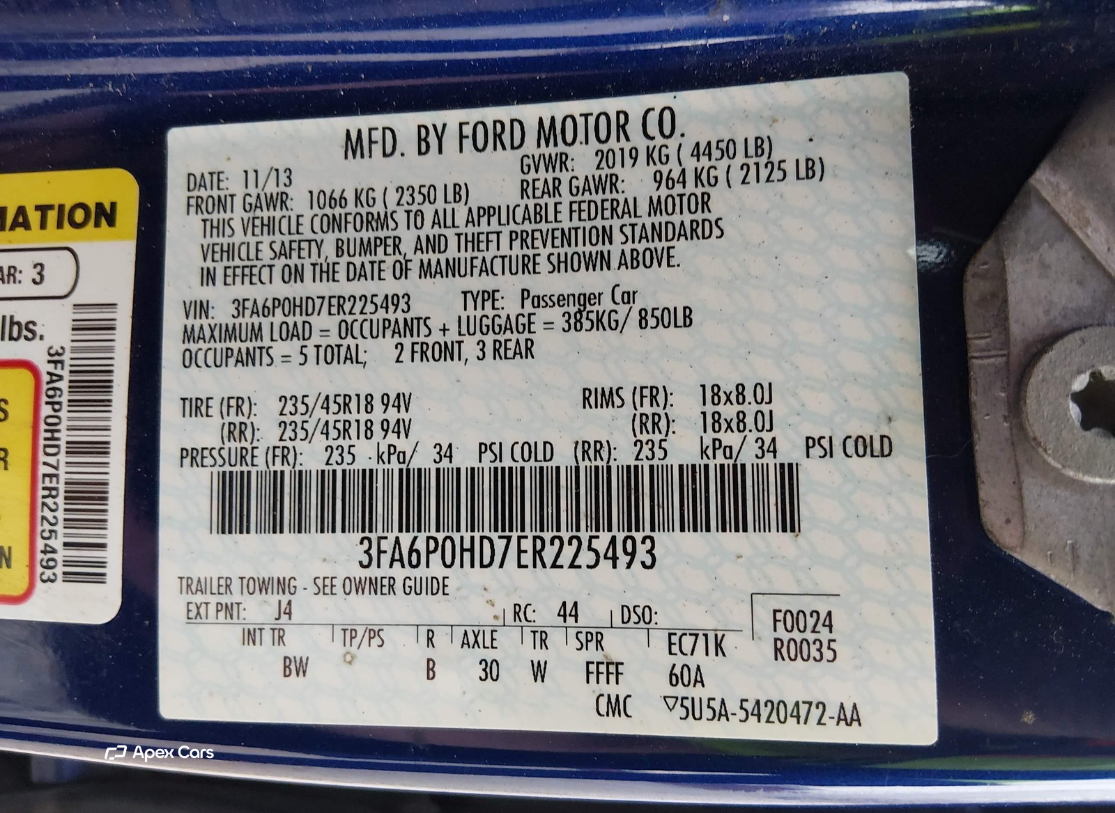 Ford Fusion 2014