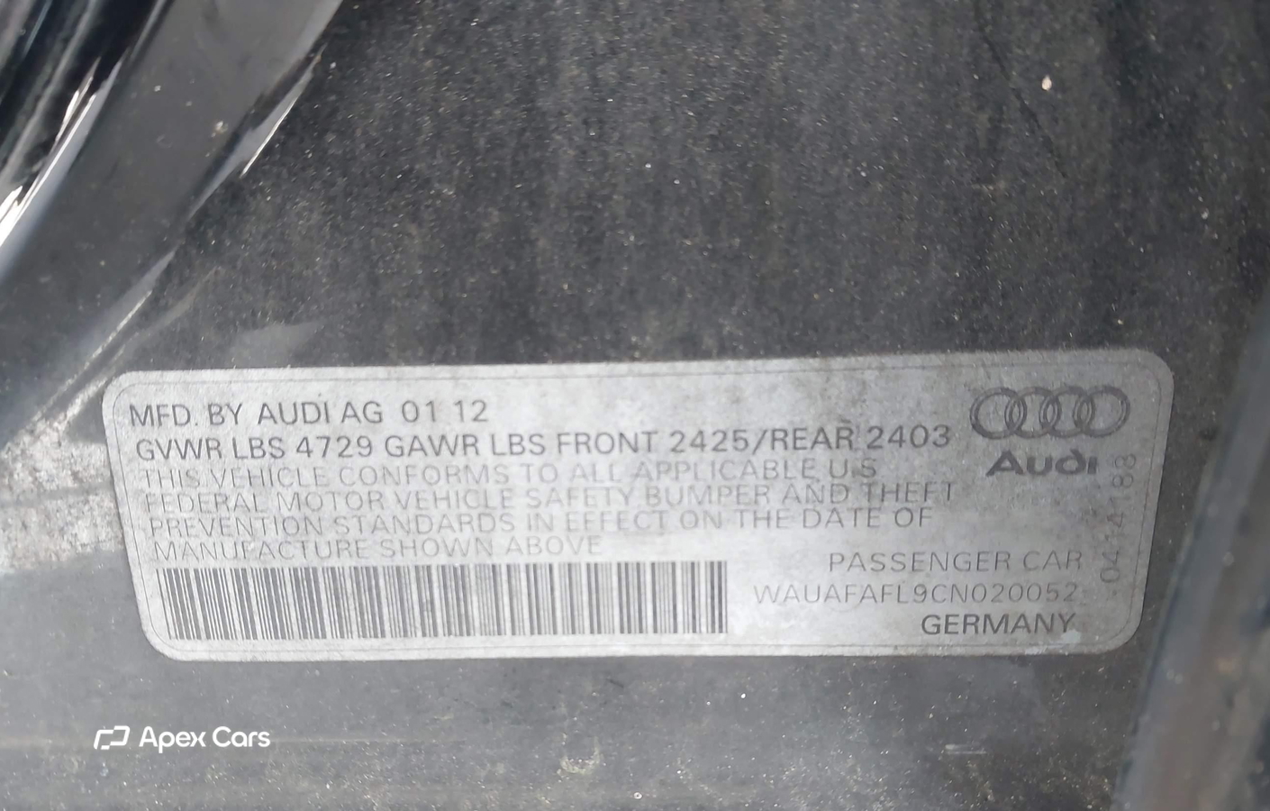 Audi A4 2012