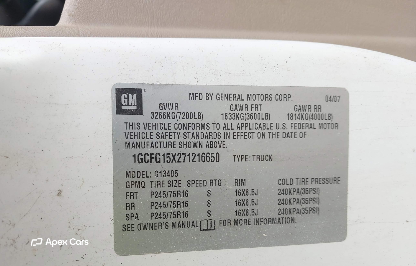 Chevrolet Express 2007