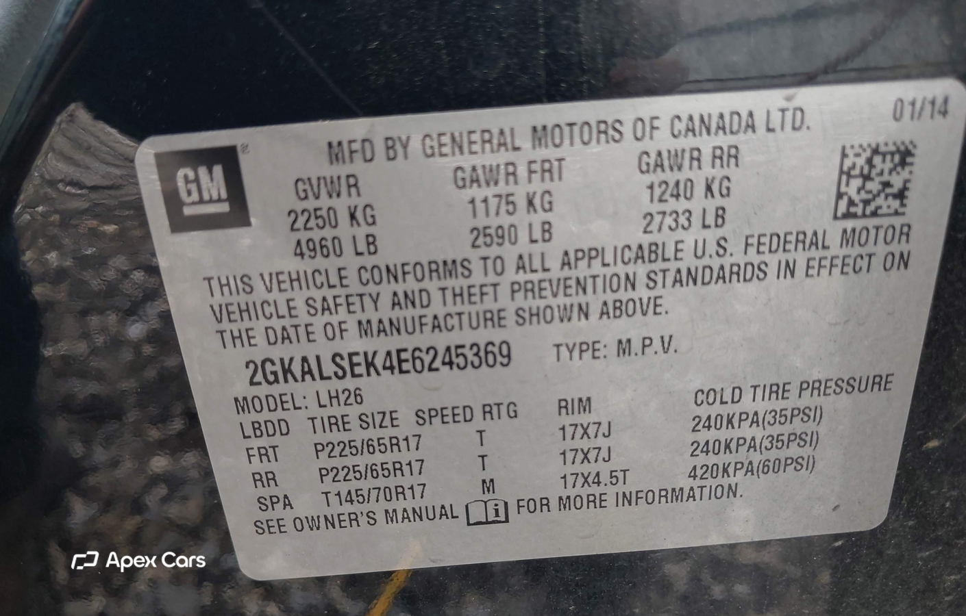 GMC Terrain 2014