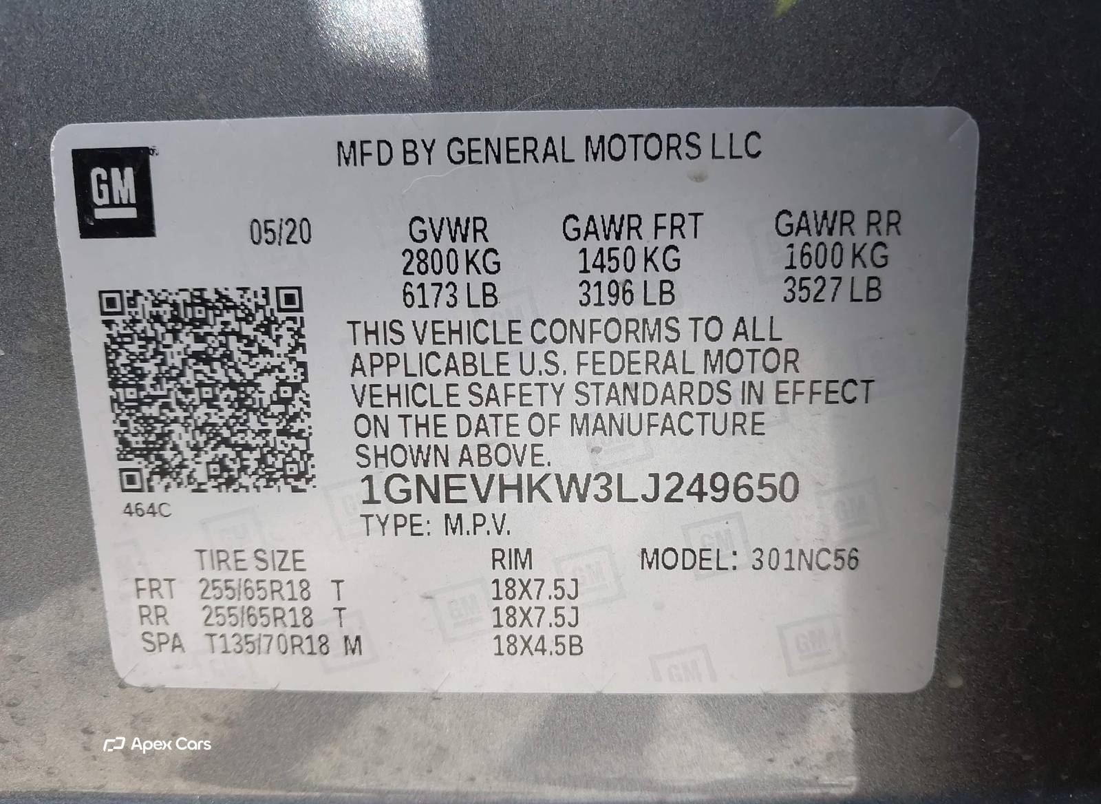 Chevrolet Traverse 2020