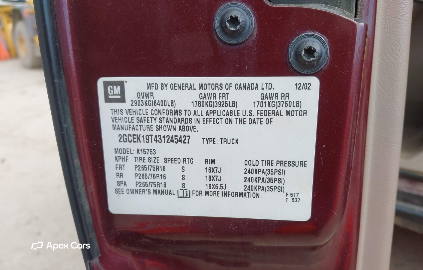 Chevrolet Silverado 2003