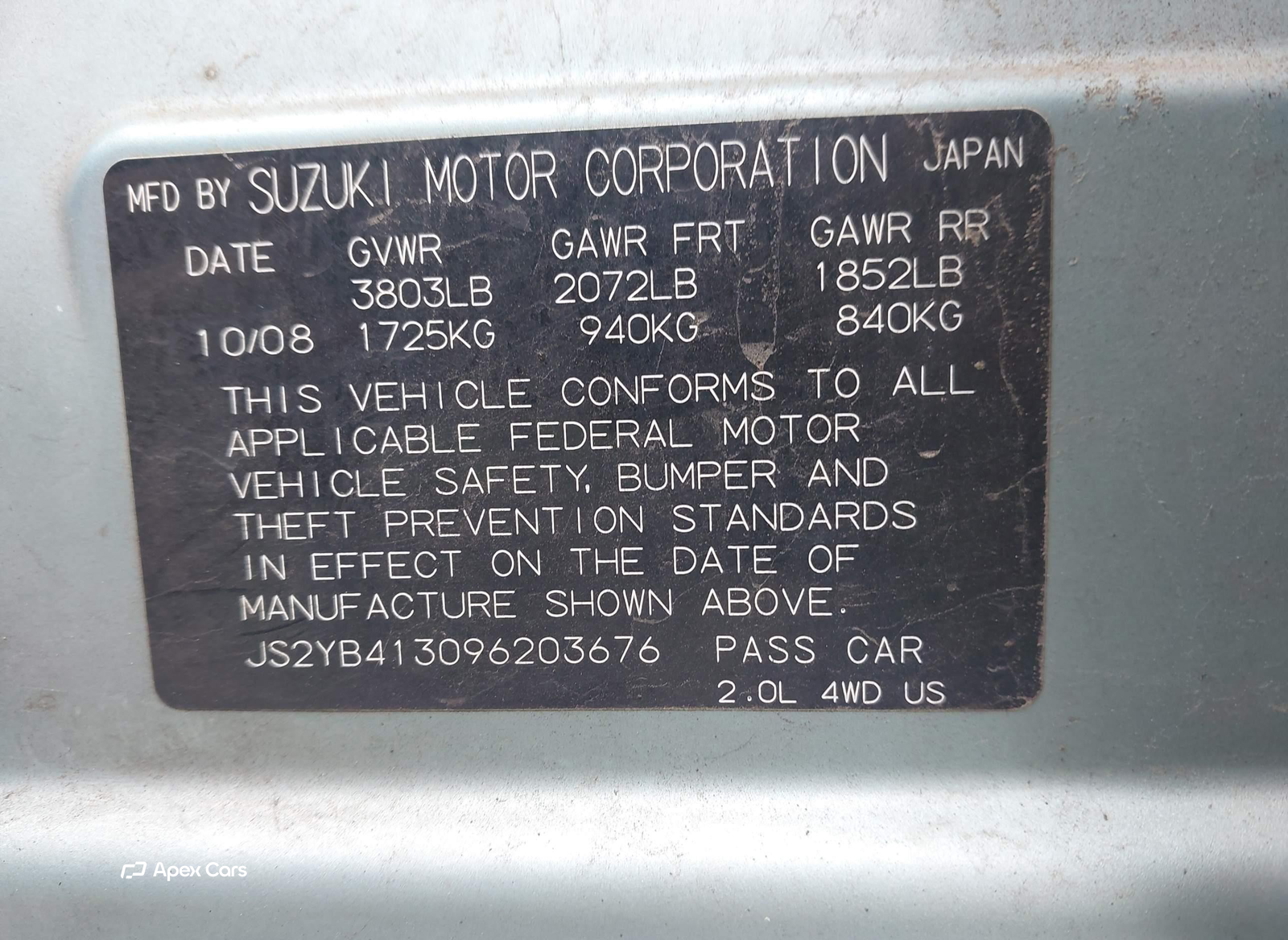 Suzuki SX4 2009