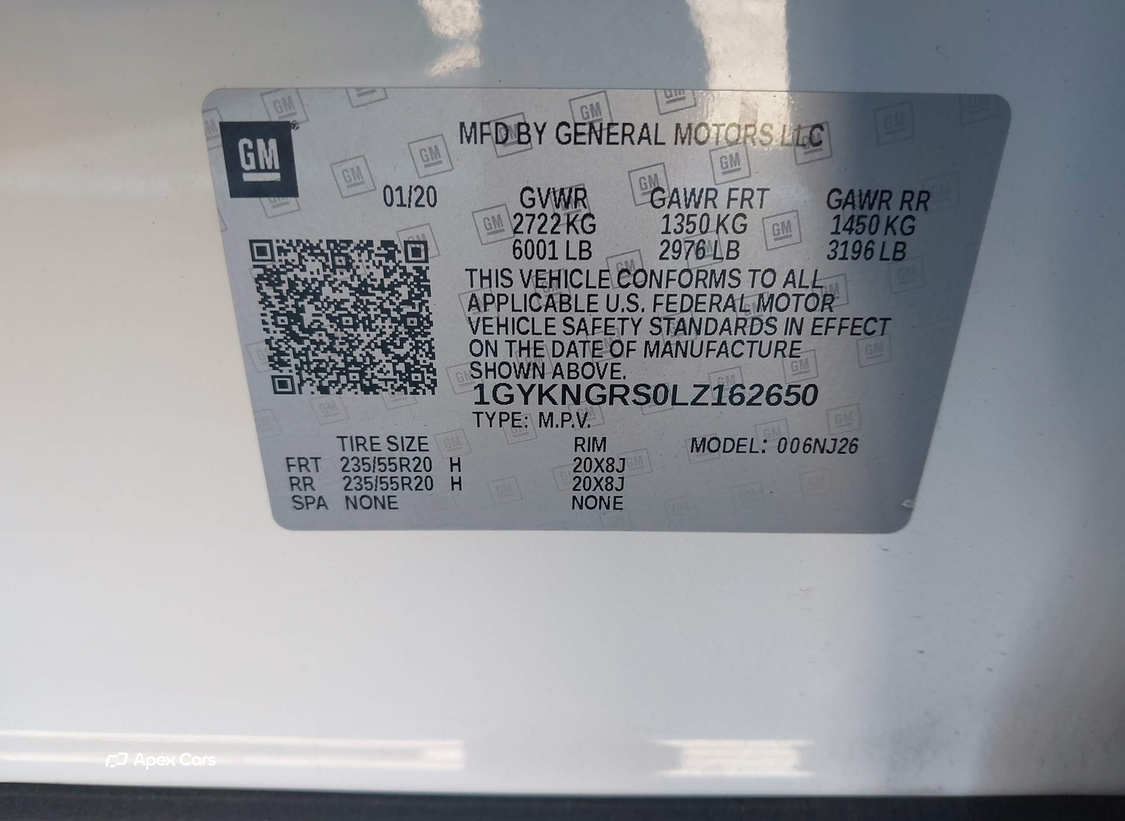 Cadillac XT5 2020