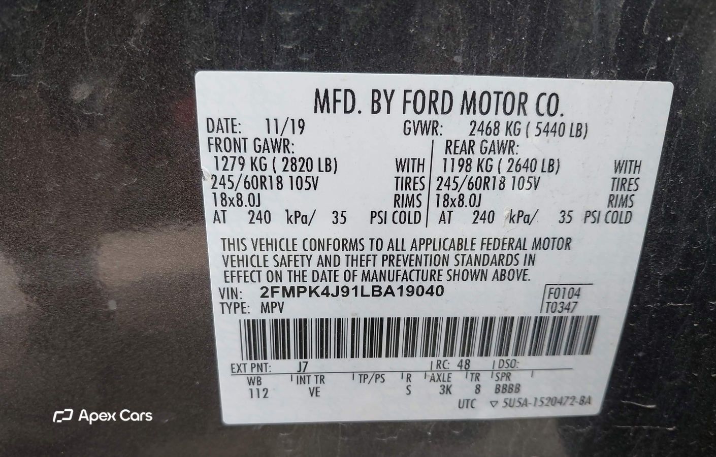Ford Edge 2020