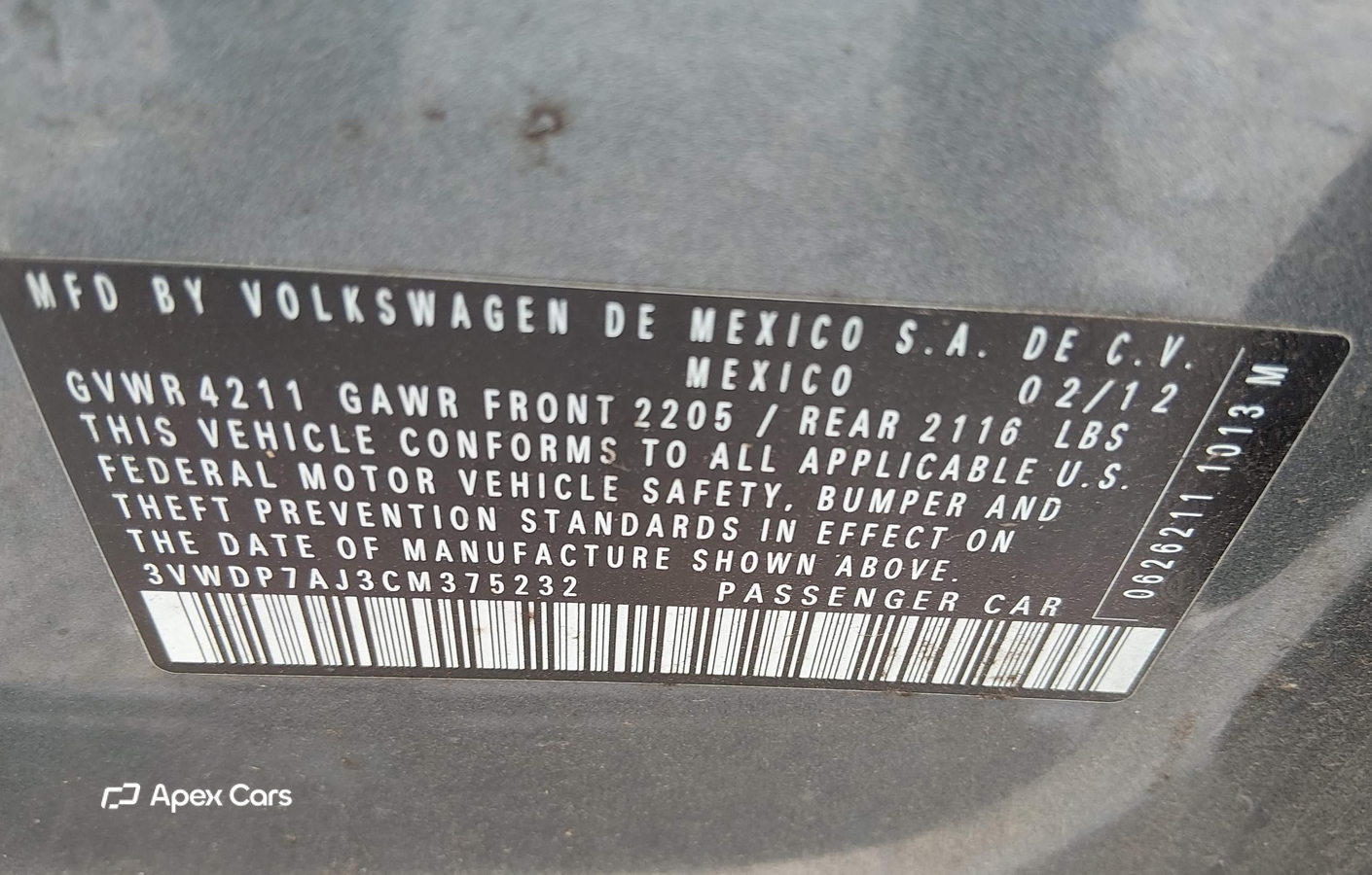 Volkswagen Jetta 2012