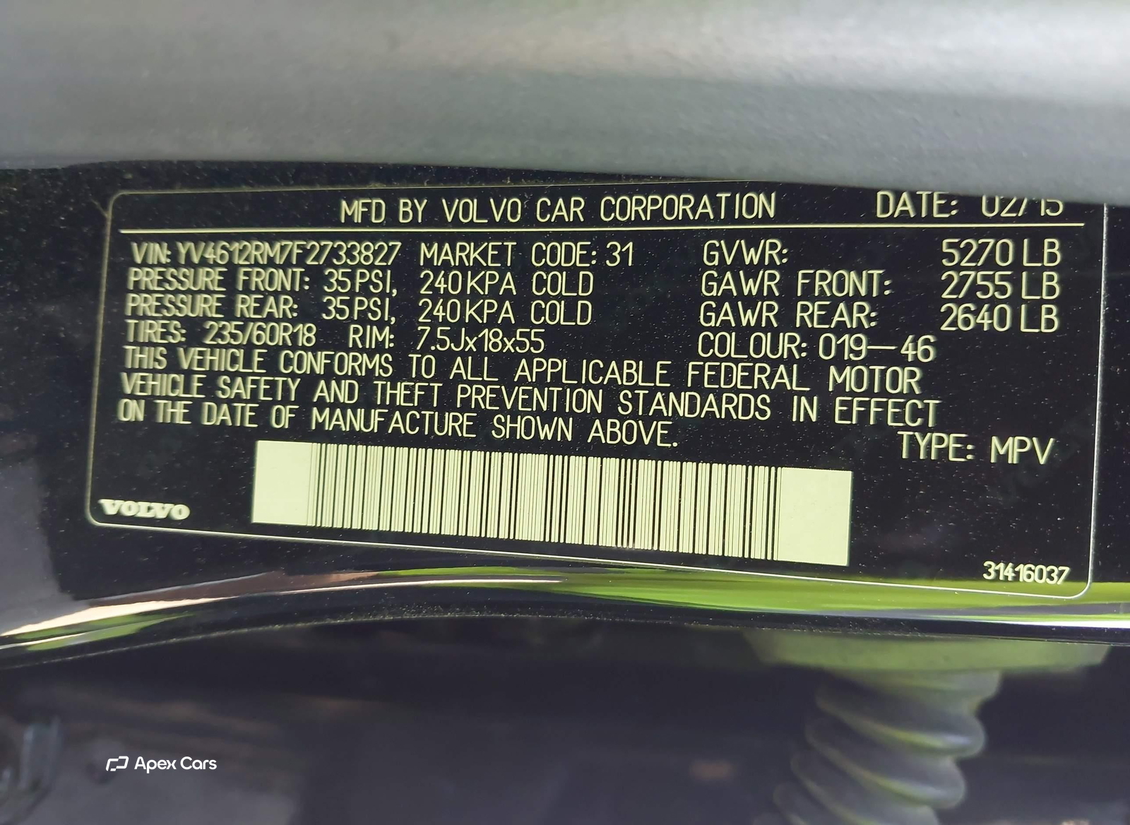 Volvo XC60 2015