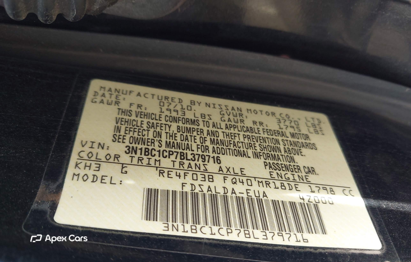 Nissan Versa 2011