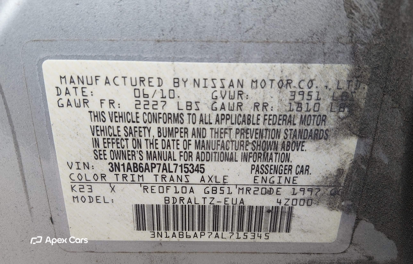 Nissan Sentra 2010