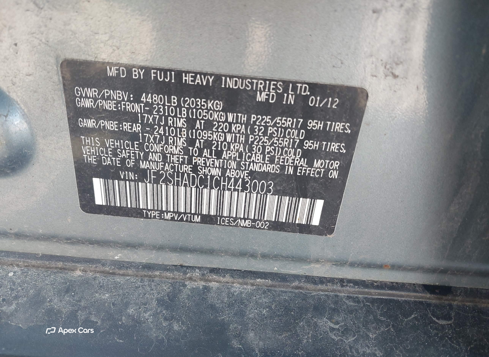 Subaru Forester 2012