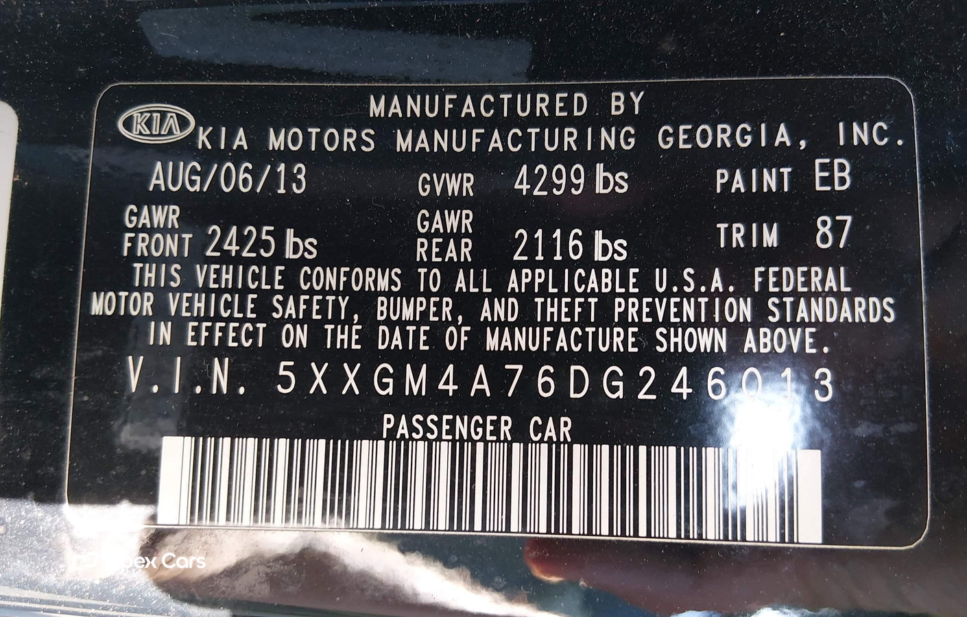 Kia Optima 2013