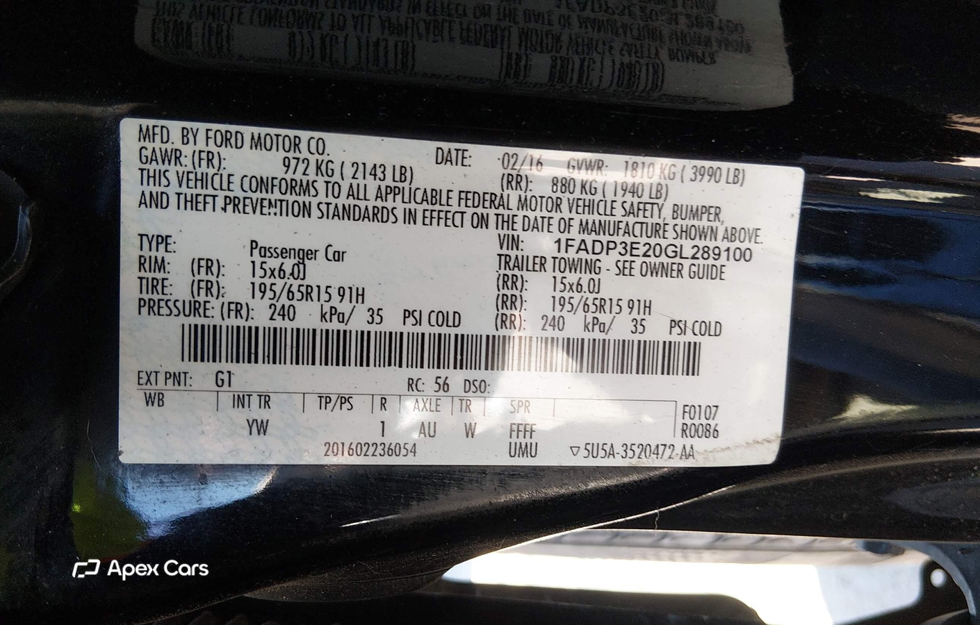 Ford Focus 2016