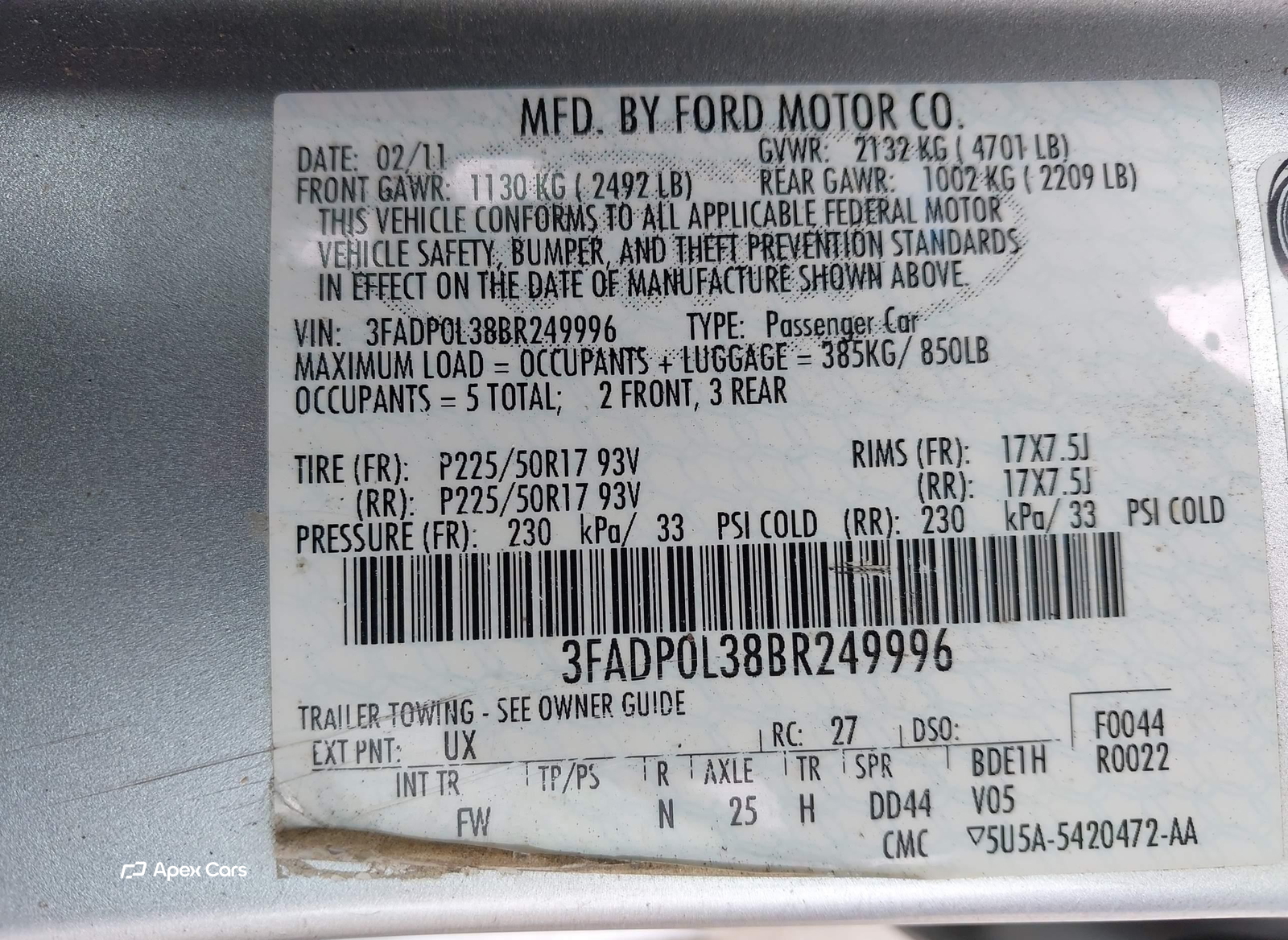 Ford Fusion 2011