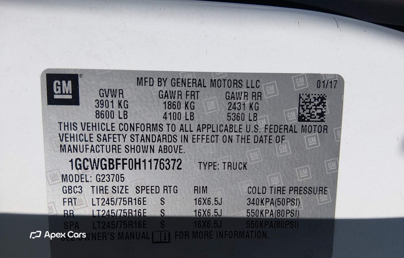 Chevrolet Express 2017