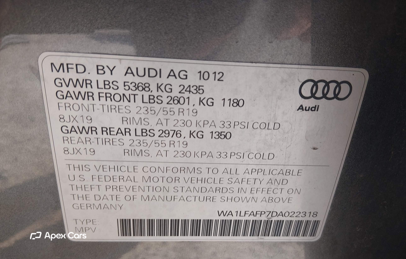 Audi Q5 2013