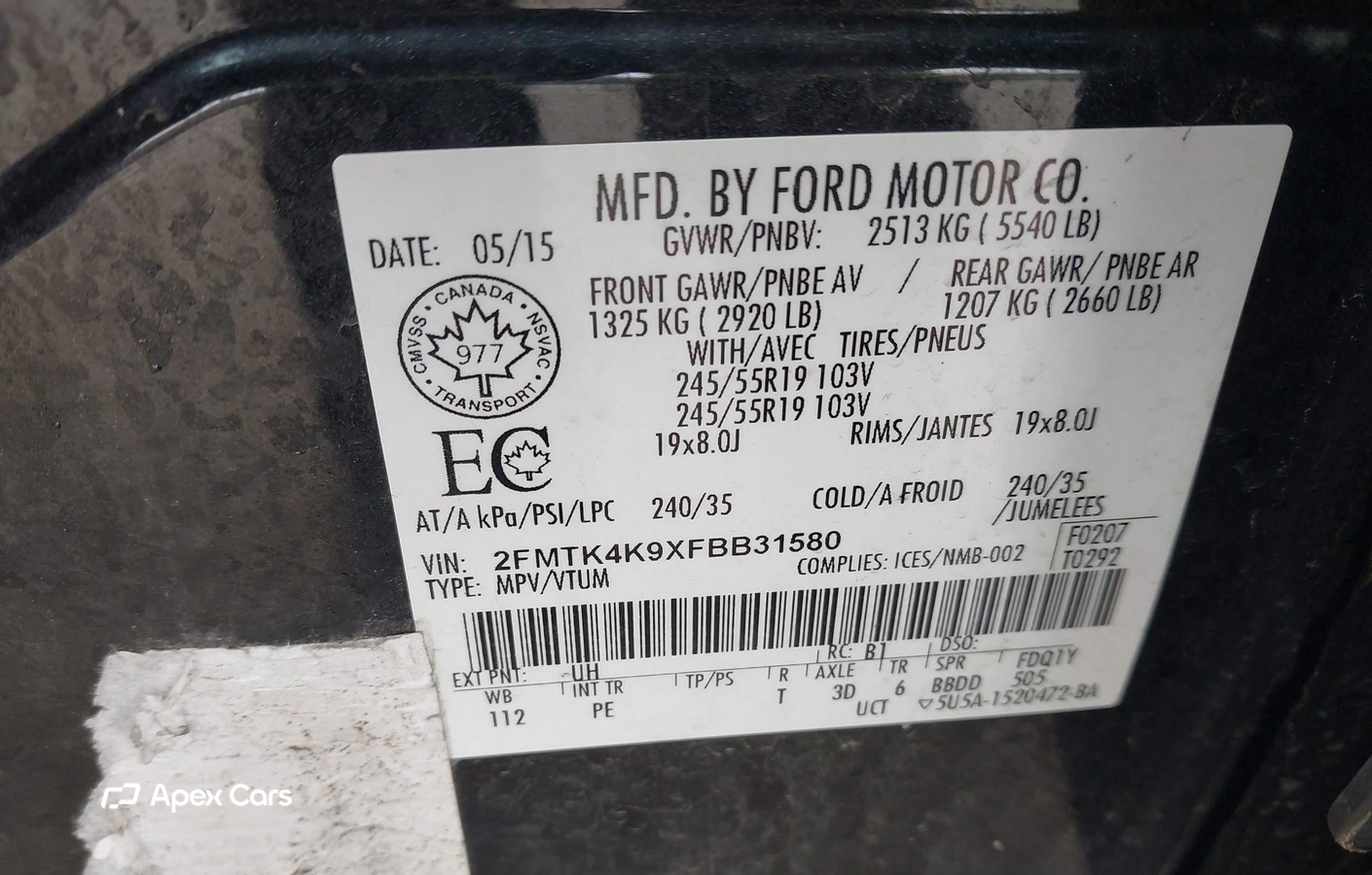 Ford Edge 2015